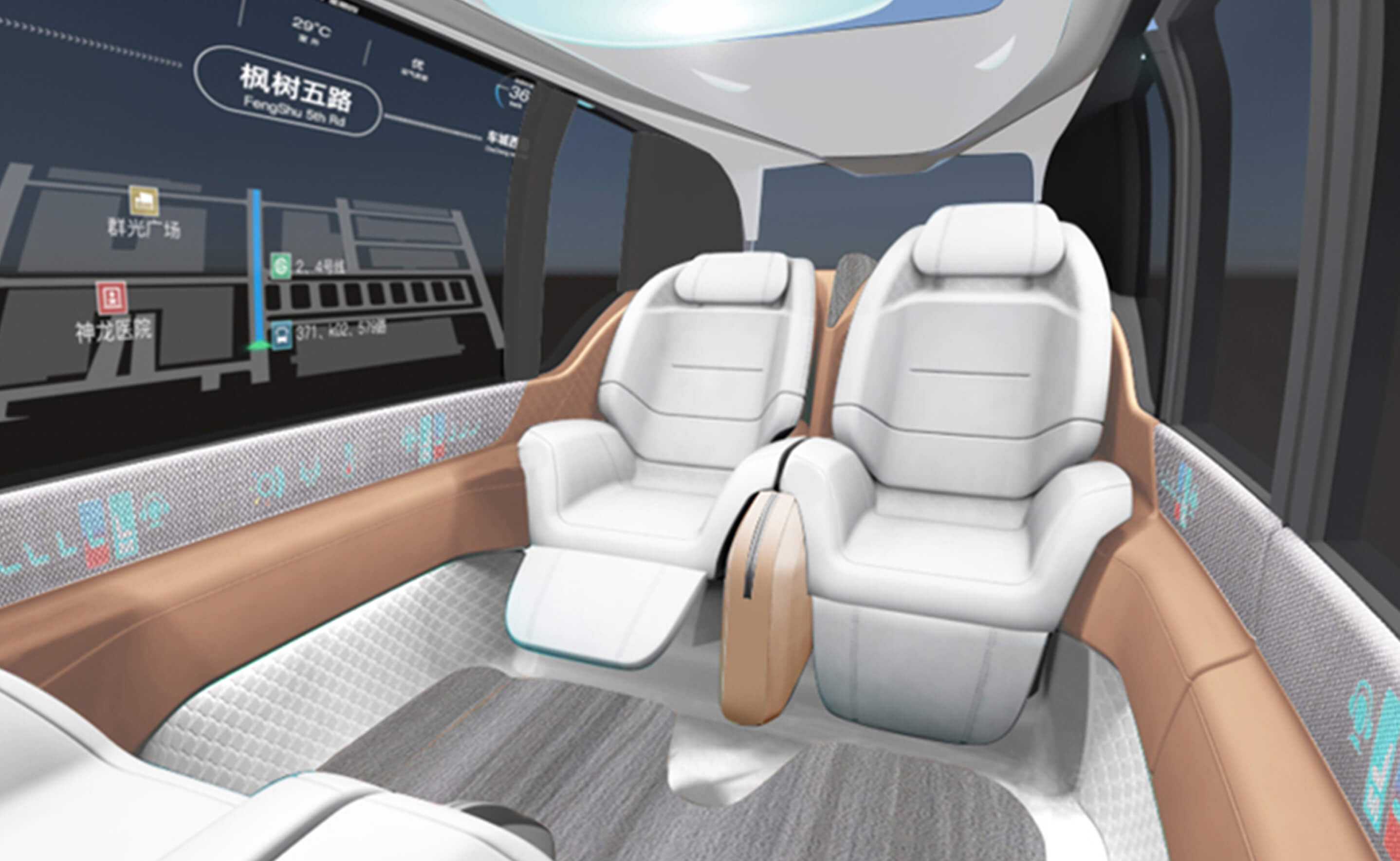 Dongfeng ShanningVan Exhibition Vehicle