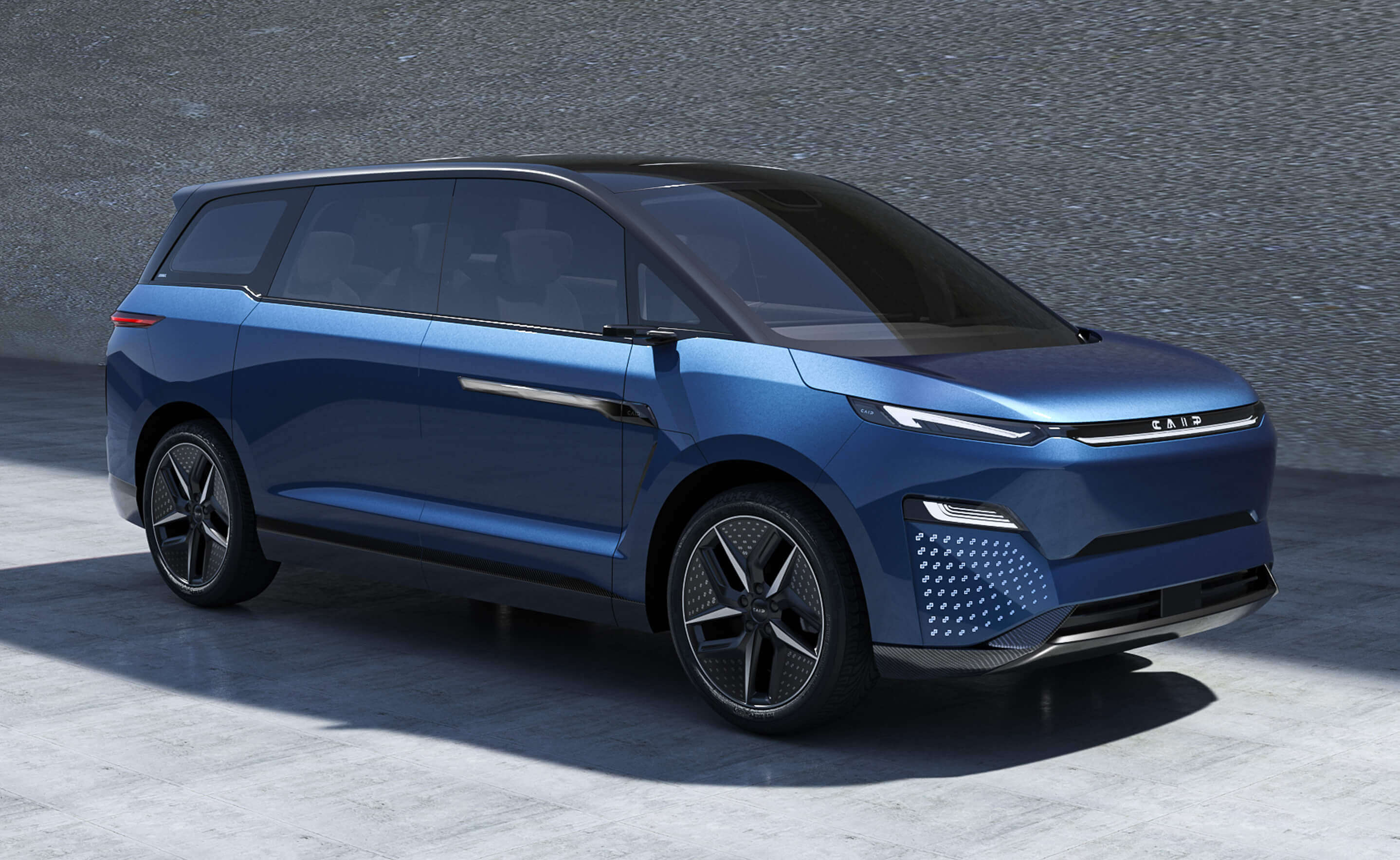 常熟汽饰智能座舱 IX-2024 外观前侧视图